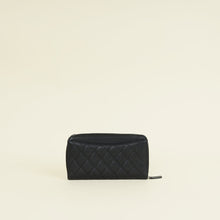 Chanel Black Classic Zipped Long Wallet