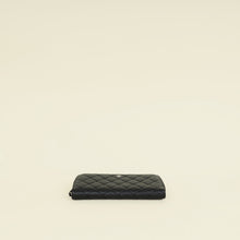 Chanel Black Classic Zipped Long Wallet