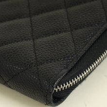 Chanel Black Classic Zipped Long Wallet