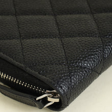 Chanel Black Classic Zipped Long Wallet