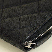 Chanel Black Classic Zipped Long Wallet