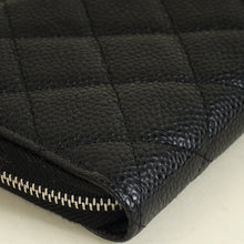 Chanel Black Classic Zipped Long Wallet