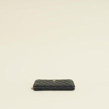 Chanel Black Classic Zipped Long Wallet