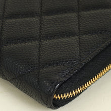 Chanel Black Classic Zipped Long Wallet