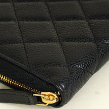 Chanel Black Classic Zipped Long Wallet