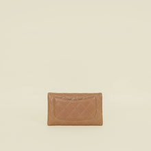 Chanel Light Brown CC Classic Long Wallet