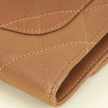 Chanel Light Brown CC Classic Long Wallet