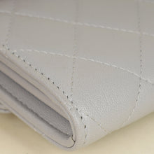 Chanel Grey CC Box Flap Wallet