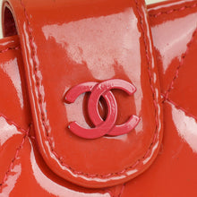 Chanel Coral CC Patent French Wallet