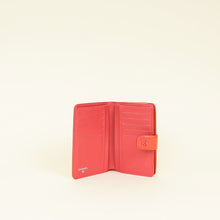Chanel Coral CC Patent French Wallet