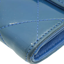 Chanel Blue CC Classic Flap Long Wallet