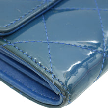 Chanel Blue CC Classic Flap Long Wallet