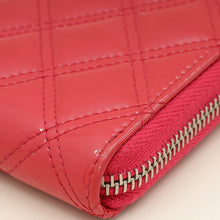 Chanel Dark Pink CC Classic Zip Around Long Wallet
