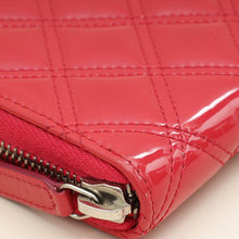 Chanel Dark Pink CC Classic Zip Around Long Wallet
