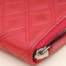 Chanel Dark Pink CC Classic Zip Around Long Wallet