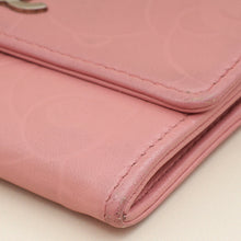 Chanel Pink CC Camellia Flower Small Flap Wallet