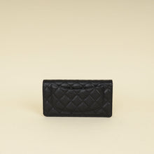 Chanel Black Classic CC Long Wallet