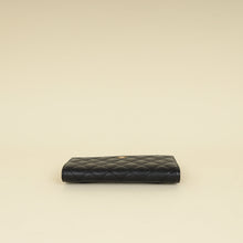 Chanel Black Classic CC Long Wallet