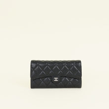 Chanel Black CC Classic Long Wallet