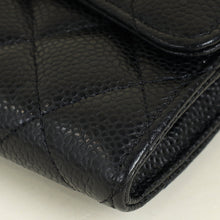 Chanel Black CC Classic Long Wallet