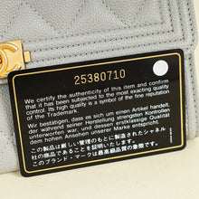 Chanel Grey Le Boy Flap Wallet