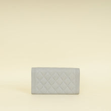 Chanel Grey Le Boy Flap Wallet