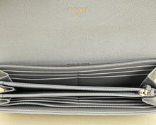 Chanel Grey Le Boy Flap Wallet