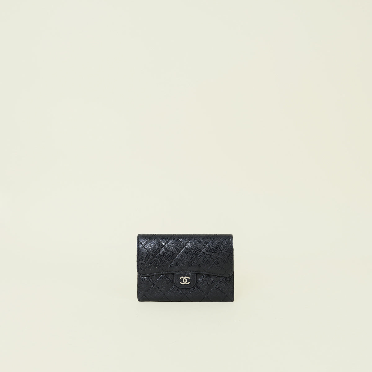 Chanel Black CC Classic Medium Wallet