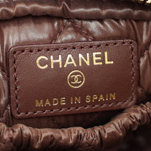 Chanel Black Curvy Cosmetic Small Pouch
