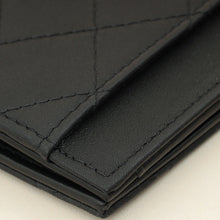 Chanel Black Quilted CC Card Holder
