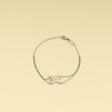 Chaumet 18K White Gold Jeux De Liens MOP Diamond Bracelet