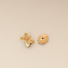 Chaumet 18K Rose Gold Jeux de Liens Diamond Turquoise Stud Earrings
