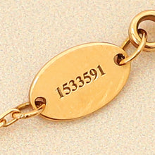 Chaumet 18K Rose Gold Jeux de Liens Pink Lacquer Diamond pendant Necklace