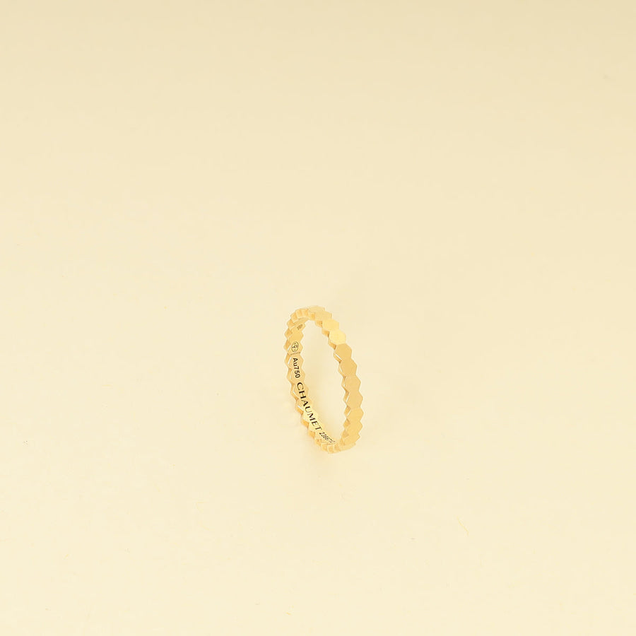 Chaumet 18K Yellow Gold Bee De Chaumet Ring 54