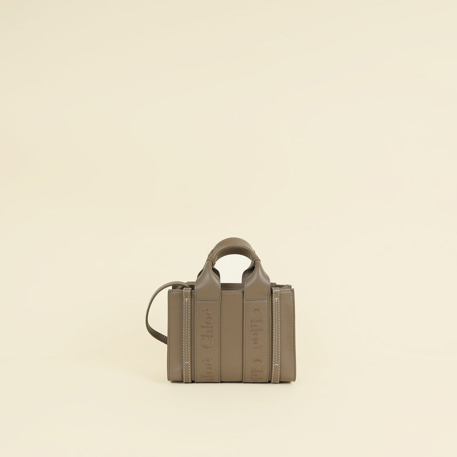 Chloe Etain Mini Woody Tote Bag