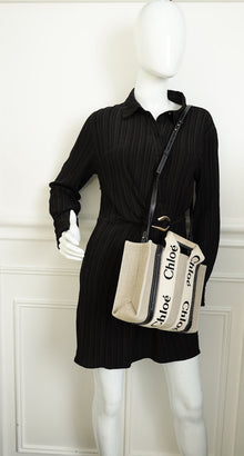 Chloe Bicolor Woody Small Tote Bag