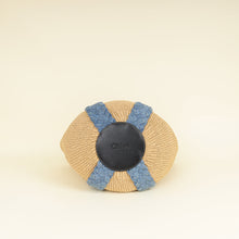Chloe Blue x Mifuko Large Woody Basket Bag