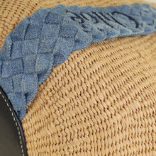 Chloe Blue x Mifuko Large Woody Basket Bag
