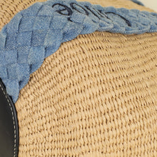 Chloe Blue x Mifuko Large Woody Basket Bag