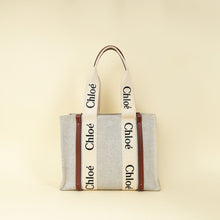 Chloe Bicolor Woody Tote Medium Bag