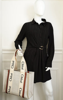 Chloe Bicolor Woody Tote Medium Bag