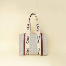Chloe Bicolor Woody Tote Medium Bag