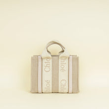 Chloe Bicolor Woody Embroidered Tote Bag