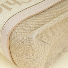 Chloe Bicolor Woody Embroidered Tote Bag