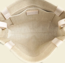 Chloe Bicolor Woody Embroidered Tote Bag
