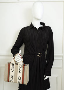 Chloe Bicolor Small Woody Tote Bag