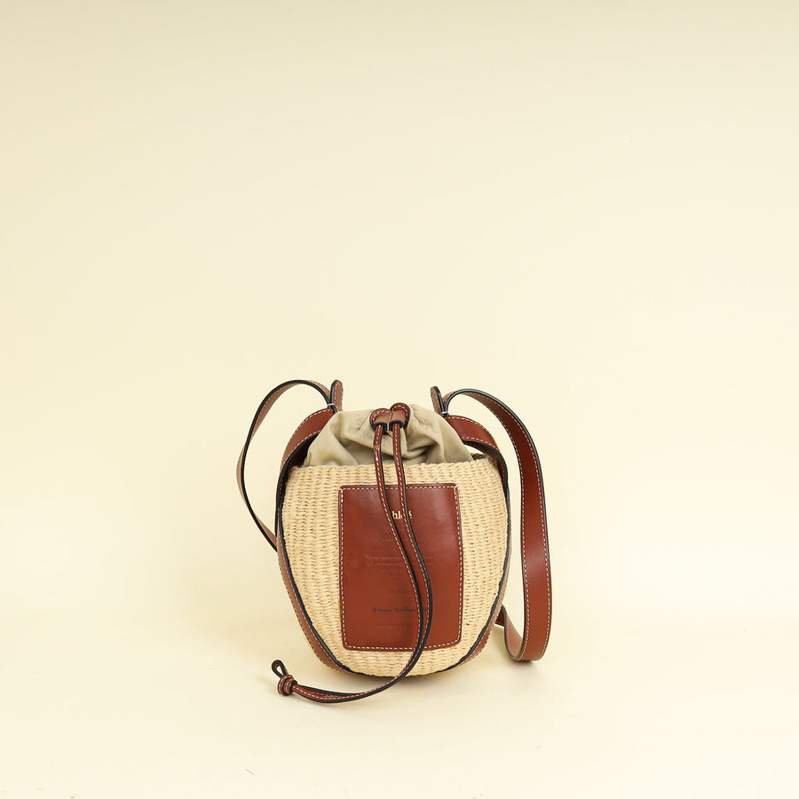 Chloe Bicolor X Mifuko Raffia Basket Shoulder Bag