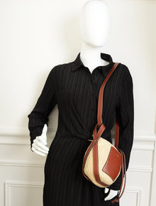 Chloe Bicolor X Mifuko Raffia Basket Shoulder Bag