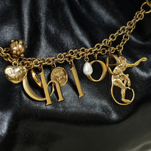 Chloe Black Logo Charms Tote Bag