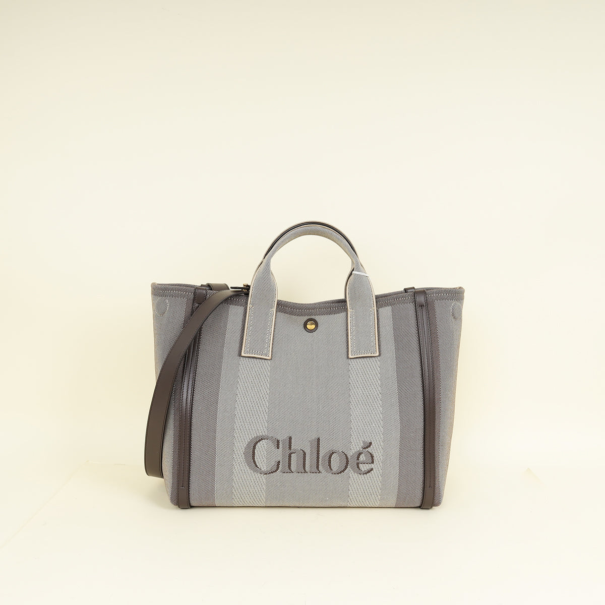 Chloe Kohl Brown Carry Tote Bag